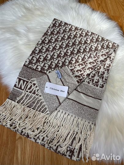 Палантин кашемировый Dior разные оттенки