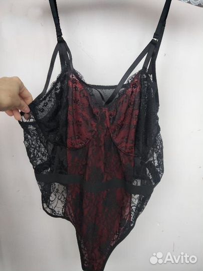 Кружевной прозрачный боди