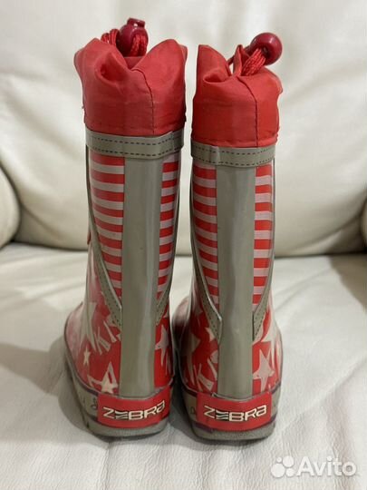 Резиновые сапоги для девочки 24 размер