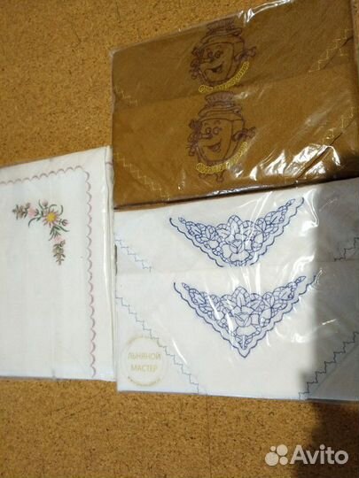 Комплект полотенец лен