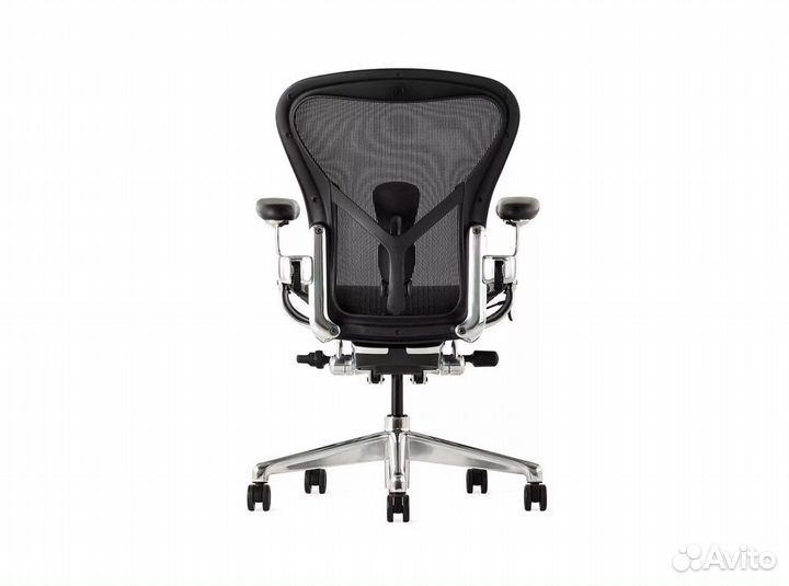 Кресло Herman Miller Aeron размер C/Black, Polishe