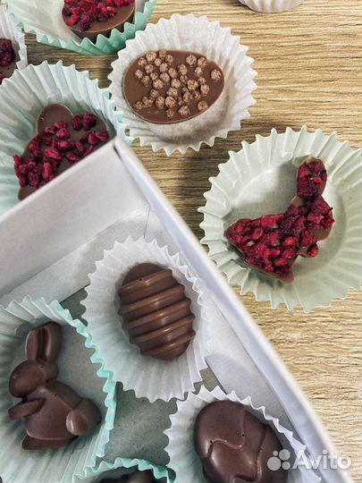 Шоколадные конфеты, пасхальные наборы