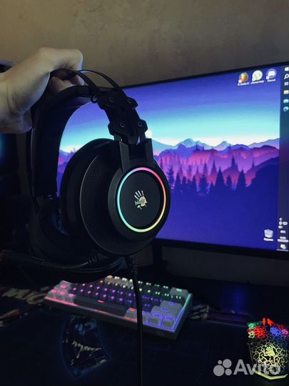 Игровые наушники bloody G528C