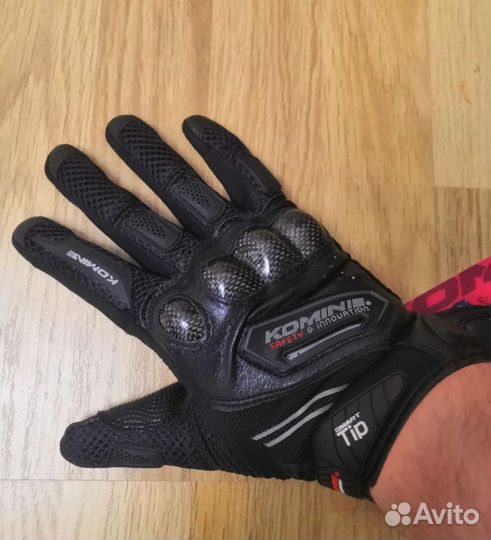 Перчатки Komine(Кожа,текстиль)