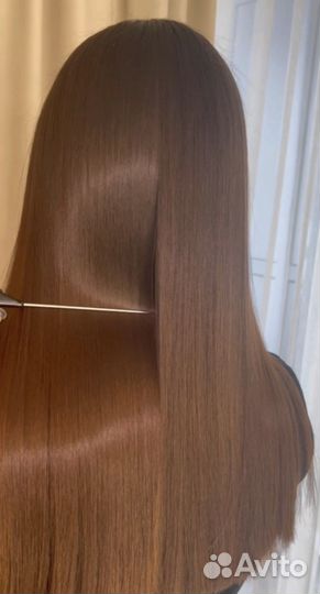 Кератиновое выпрямление волос