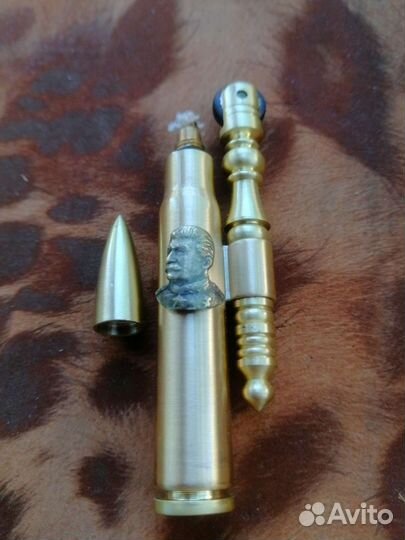 Бензиновая зажигалка патрон Сталин И.В. 85 мм и др