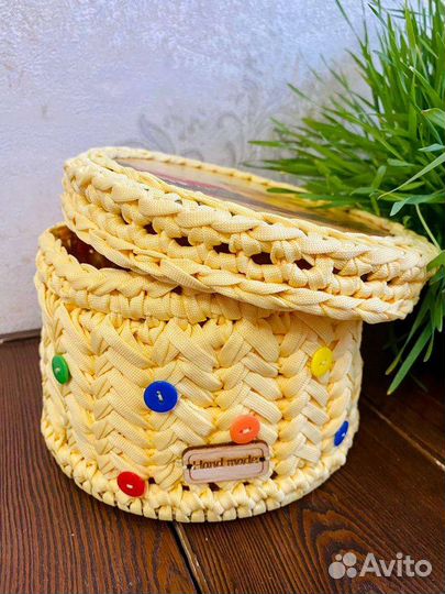 Корзина из полиэфирного шнура