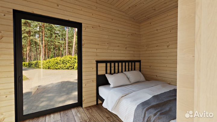 Утеплённый Мини дом с Чистовой Отделкой