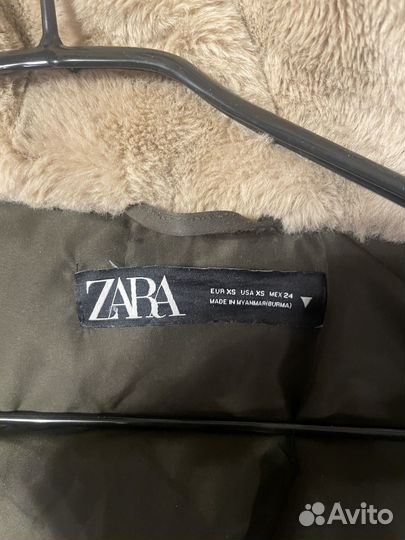 Зимняя куртка Zara. р. XS