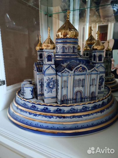 Набор под святую воду гжель