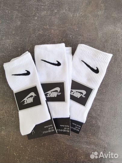 Носки nike белые