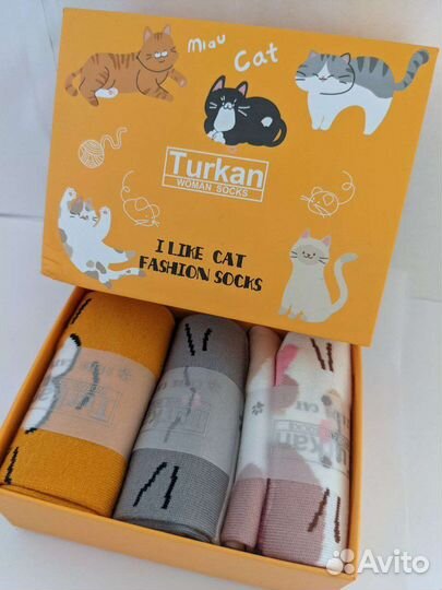 Носки в подарочной коробке