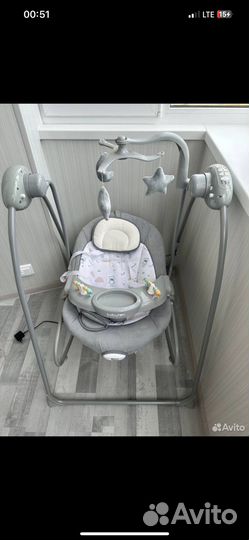 Детские электронные качели