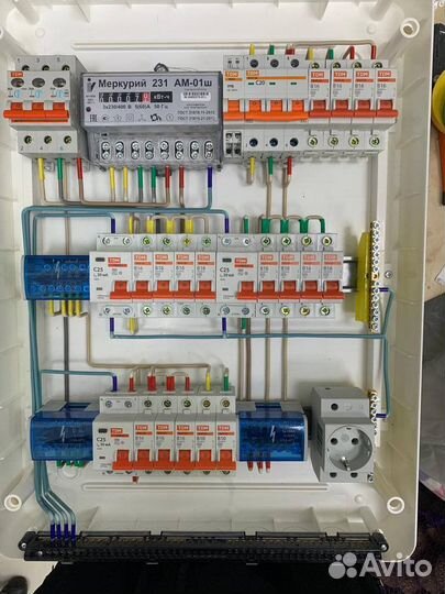 Сборка и установка шитов вру,грщ,ща,що,авр