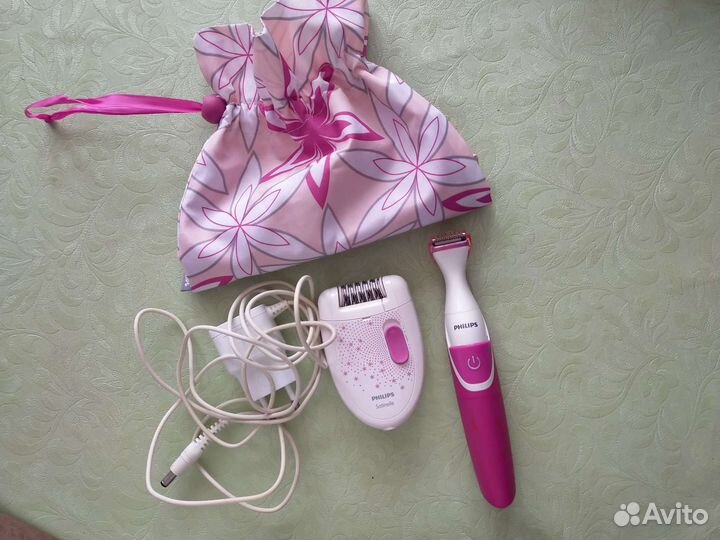 Набор эпилятор и триммер для линии бикини Philips