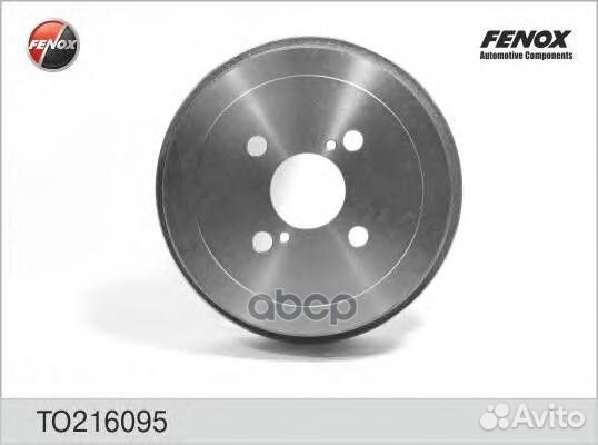 Барабан тормозной зад прав/лев TO216095 fenox