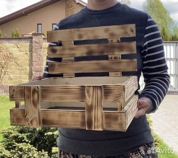 Деревянный бокс