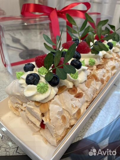 Самый вкусный меренговый рулет