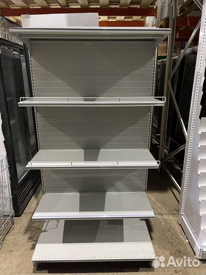 Стеллаж торговый пристенный 100/40/192