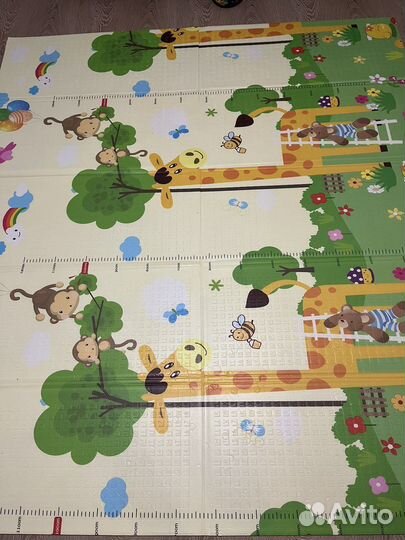 Детский коврик для ползания 180 200