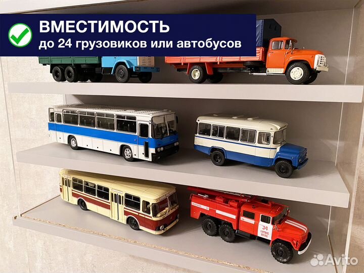1/43 стеллаж на 60 моделей