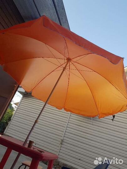 Зонт пляжный «Классика», d180 cм, h195 см