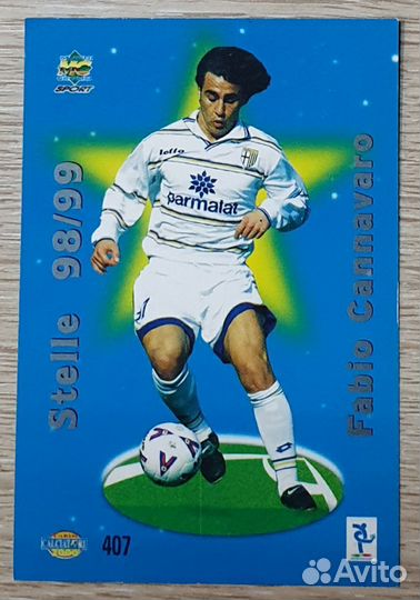 Карточка Фабио Каннаваро, коллекция Calcio 2000