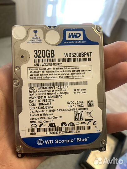 Жесткий диск Seagate 40GB SATA 2,5