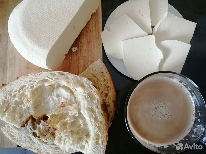Сыр адыгейский домашний на сметане и яйцах