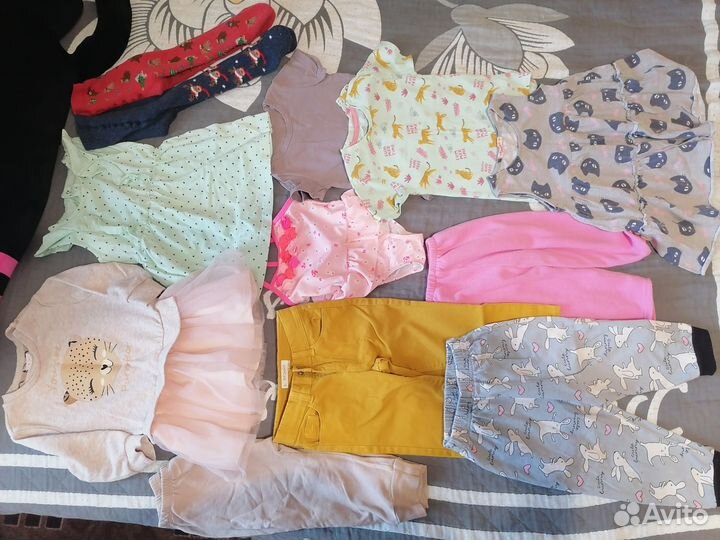 Детские вещи пакетом на девочку 74 - 86