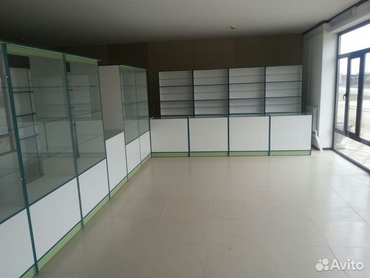 Аптечная мебель (стилажи, витрины)