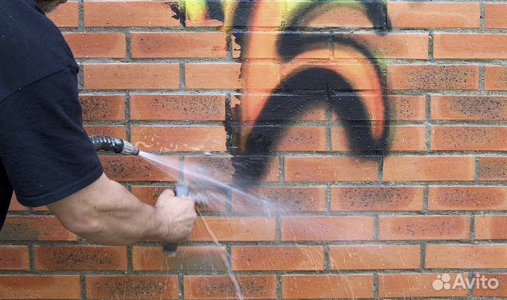 Удаление граффити, надписей, наклеек, скотча,клея