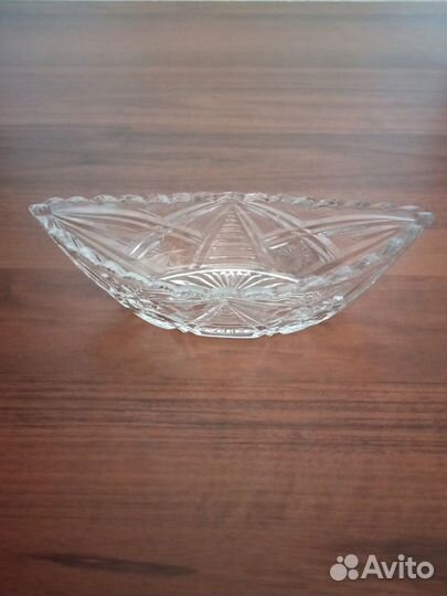 Хрустальная селедочница