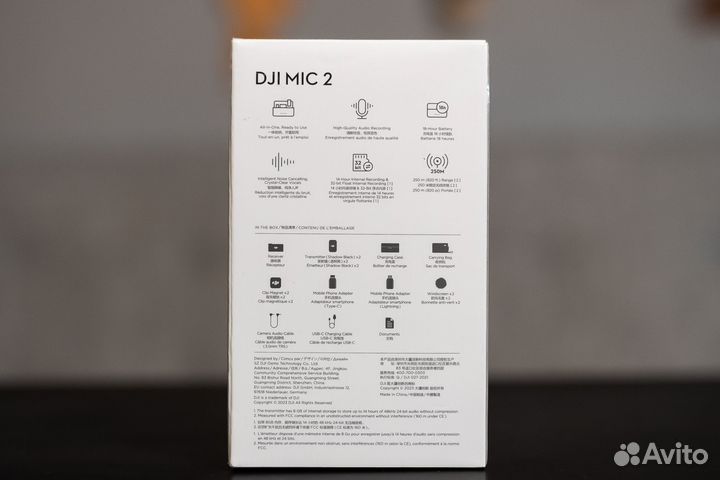 В наличии новый микрофон DJI Mic 2 (2 TX + 1 RX)