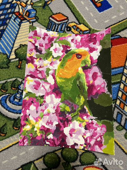 Законченная картина по номерам