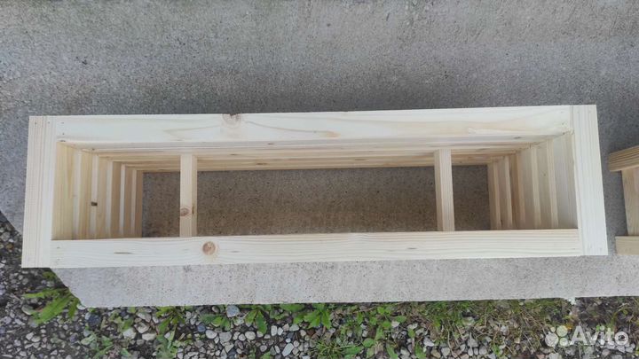 Ящики для цветов, деревянные кашпо, клумба