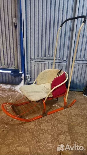 Детские зимние санки