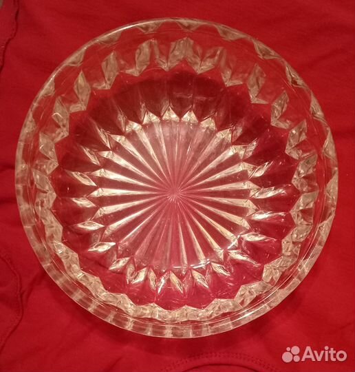 Ваза для фруктов стекло СССР