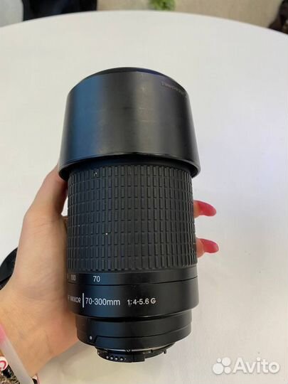 Фотоаппарат Nikon d3400 с объективом 80-300mm