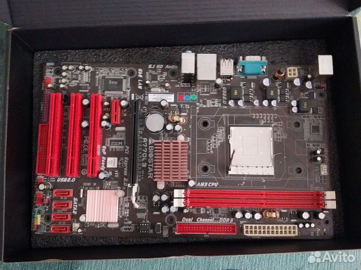 Материнская плата с процессором