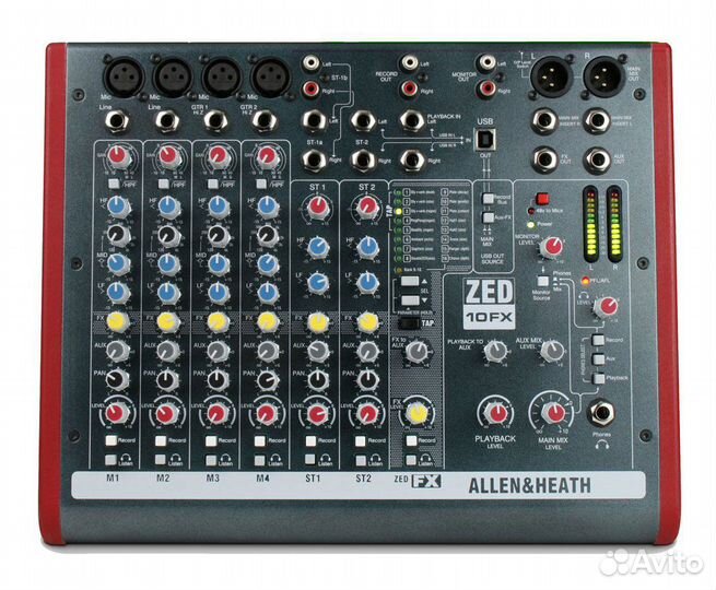 Аналоговый микшерный пульт Allen & Heath ZED-10FX