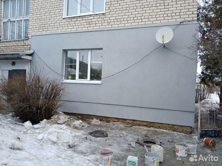 Утепление стен фасадов квартир домов бань