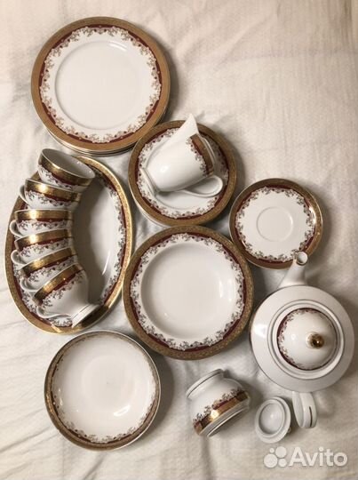 Сервиз Thun Кристина Красная Лилия