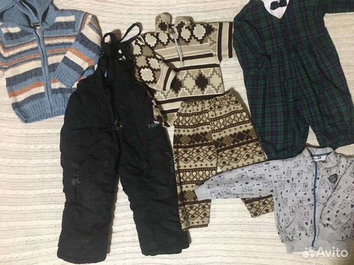 Детские вещи пакетом на мальчика 80 86 92