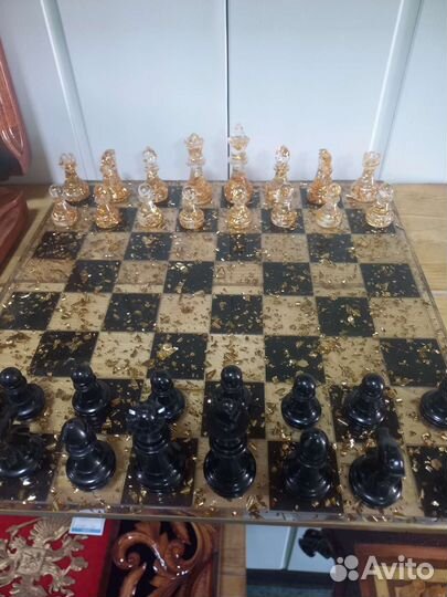 Нарды и шахматы ручной работы