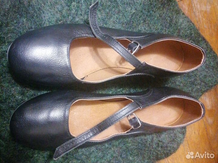 Туфли для народных танцев черные 39 размер