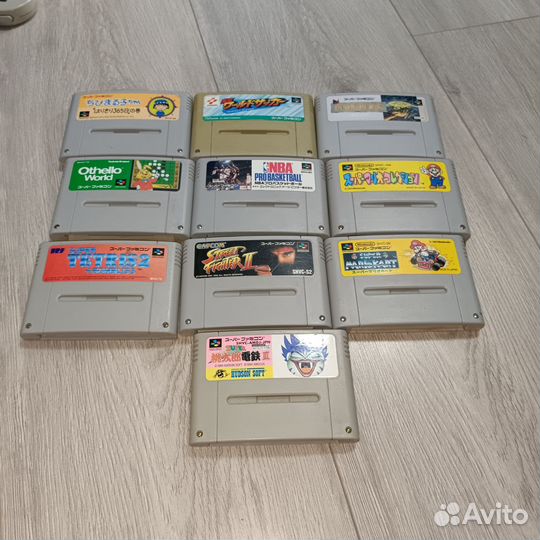 Картриджи для Super nintendo Famicom