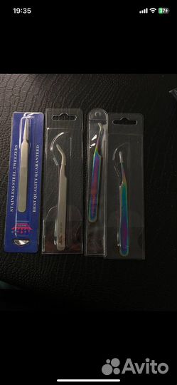 Пинцеты для наращивания ресниц