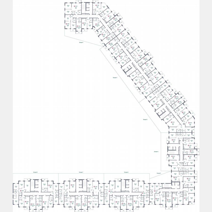 3-к. квартира, 95,5 м², 6/16 эт.