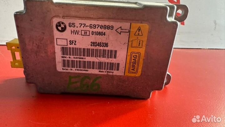Блок управления Airbag Bmw 7 Серия E65 E66 4.8 AT